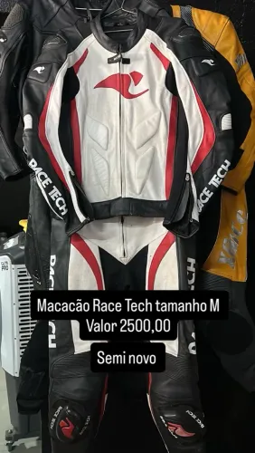 Macacão esportivo motociclista