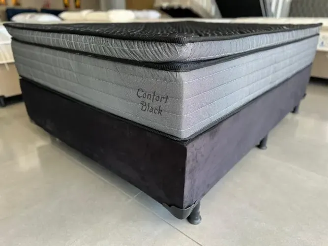 Cama Base Mais Colchão Confort Black - Ortobom Novo Direto da Fabrica