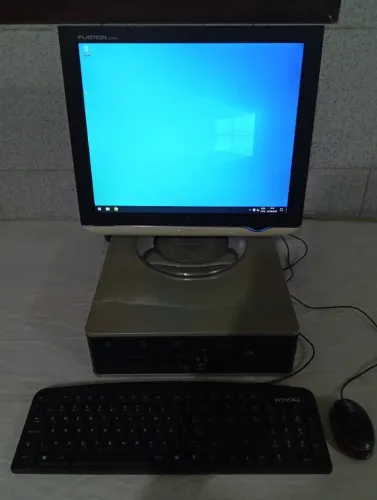 Computador CPU Core 2 Duo 4gb Ram + Monitor 17