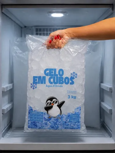 Embalagem para Gelo 3kg