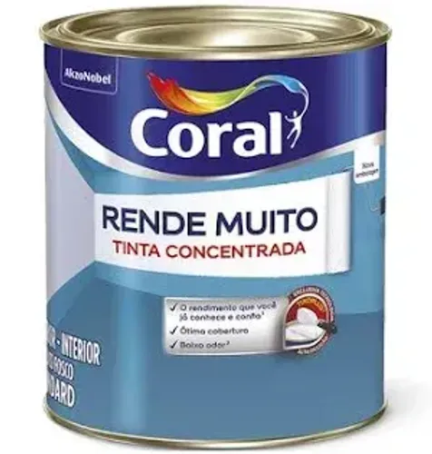 Tinta rende muito branco gelo 3,2lt inter e exter leia a descrição 