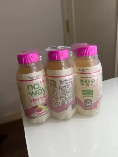 Suco Proteico Noway - pack de 6 - sabor pink lemonade 