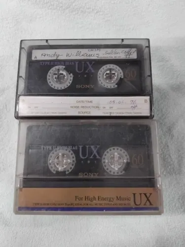Fita K7 Cromo Sony UX60 10 fitas
