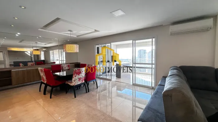 Locação apto 155 m² 3 suítes vista livre mobiliado Domo Life Centro- SBC