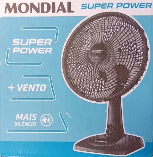 Ventilador de mesa Mondial 30 cm. Novo de fabrica