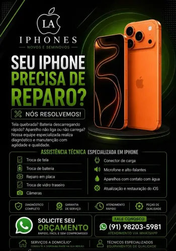 Troca de tela e bateria 