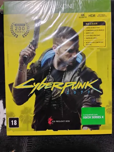 Jogos de XBOX Lacrados (Cyberpunk 2077 e The Witcher 3)