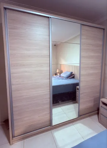GUARDA ROUPA CASAL 100% MDF