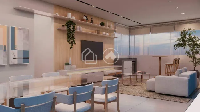 Apartamento 3 quartos (1 suíte) no Buritis | Frente, 97,40m² | Varanda gourmet e lazer com