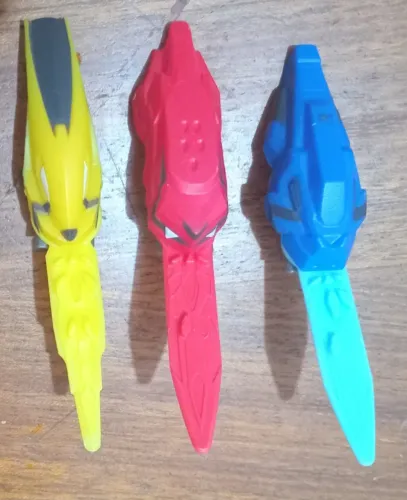 Acessórios Power Rangers- 3 peças 