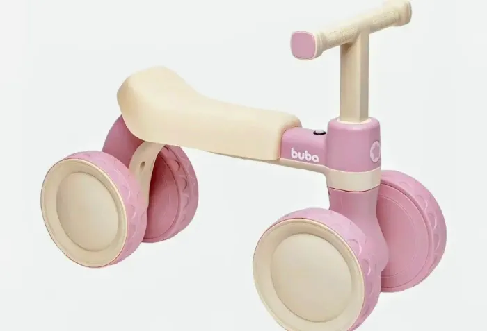 Bicicleta de equilíbrio rosa BUBA