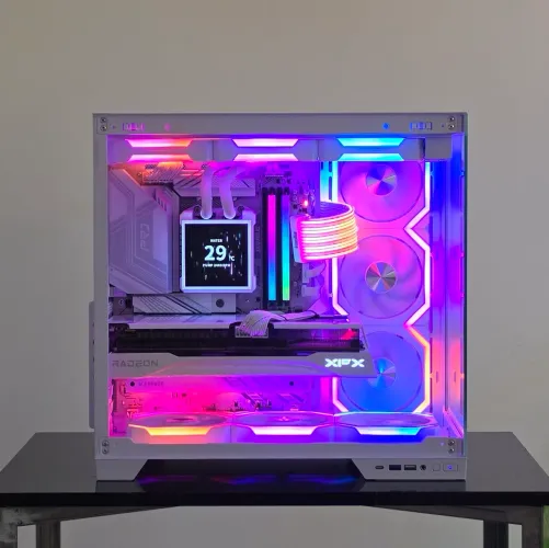 Pc gamer highend Ryzen 7 9850x3d - rx 9070 xt - 32gb 6000mhz - nvme 1tb / troco parcelo