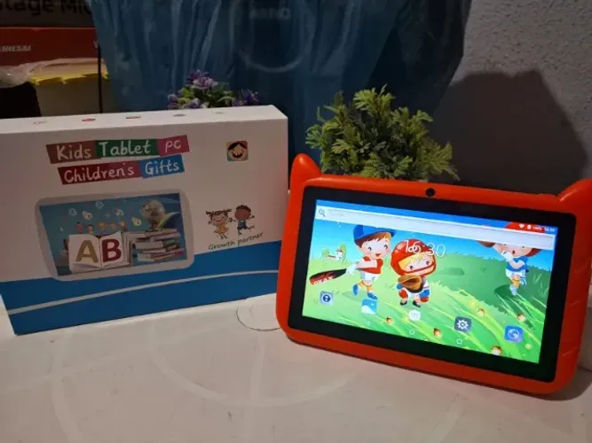 TABLET INFANTIL ANDROID 13, 4GB RAM 64GB DE ARMAZENAMENTO YOUTUBE KIDS, JOGUINHOS