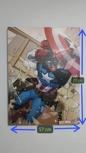 Quadro Capitão América
