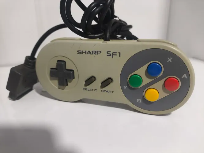 CONTROLE SUPER NINTENDO FAMICOM SHARP ORIGINAL (RARO)