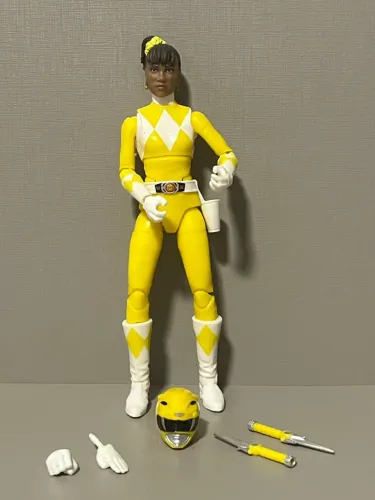 Power Ranger Amarela Lightning Collection Original