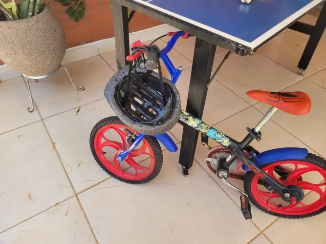 Bicicleta infantil ( serve até 8 anos masculino)