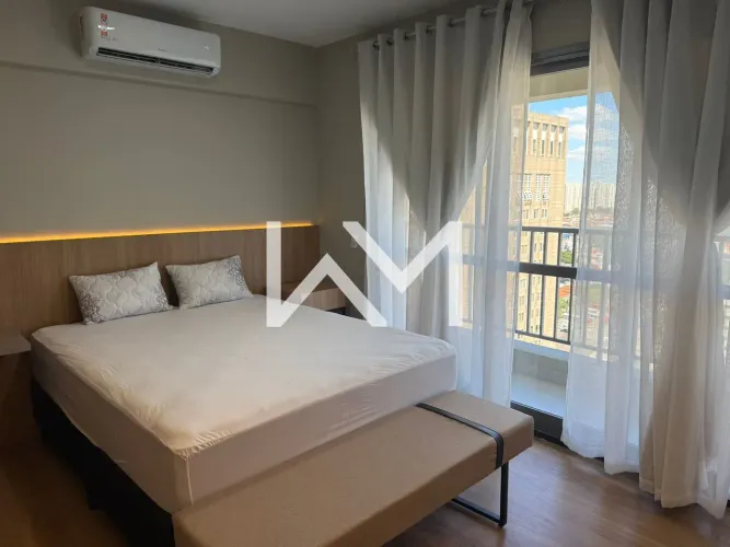 Studio mobiliado para locação no GRU Residence, no Centro de Guarulhos - SP