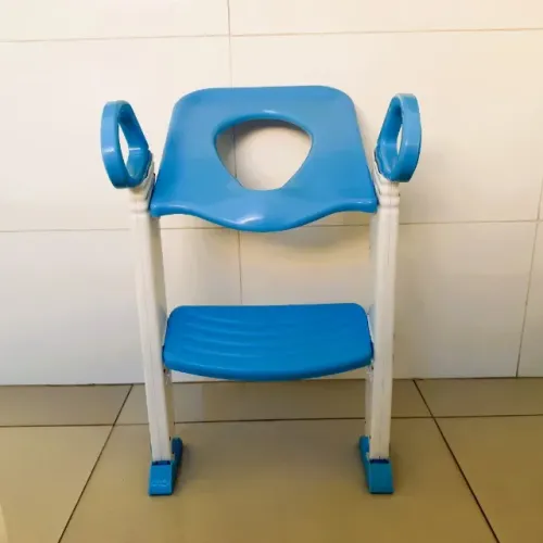 Redutor de Assento Infantil com Escadinha Kababy Azul