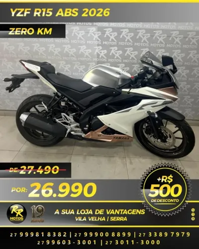 Moto Yamaha YZF R15 ABS 2026 0KM