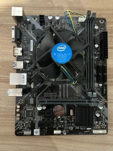 Kit processador i5 9400F + Placa mãe Gigabyte H310M M.2 + Cooler Intel