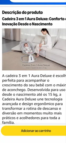 Cadeira de balanço