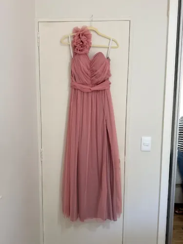 Vestido de festa rosa