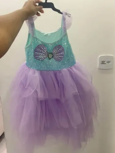 Vestido sereia 7 anos
