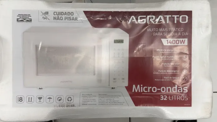 Microondas Agratto 32 litros