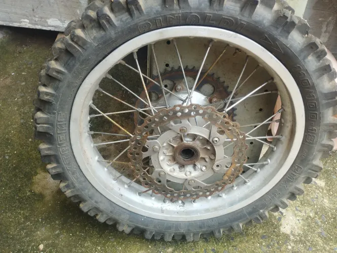 Roda traseira yamaha yz motocross