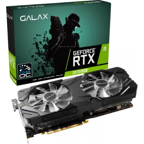 Placa de Vídeo Galax NVIDIA GeForce RTX 2070 Super EX (1-Click OC), 8GB