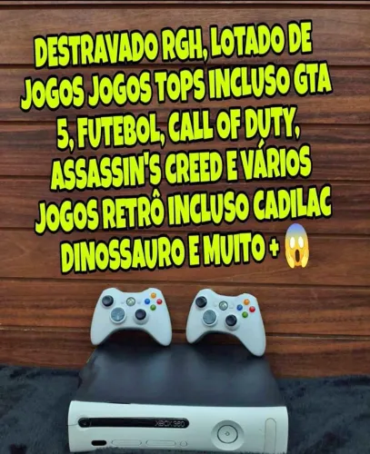 Vendo Xbox 360 duas manetes destravado