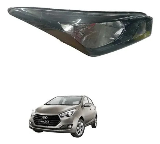 Farol Fume Hyundai Hb20 Lado Direito 2013 A 2019 Original Direito/passageiro