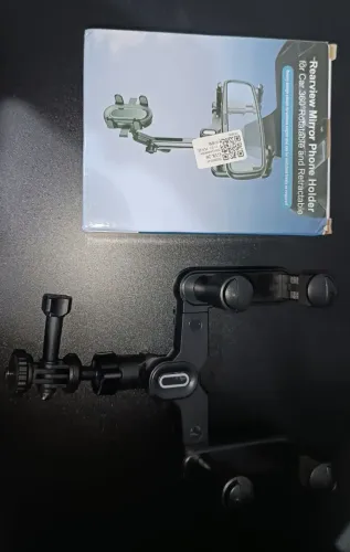 Suporte De Câmera para Espelho Retrovisor De Carro Ajustável 