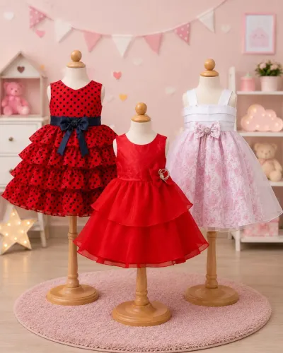 Vestidos infantis seminovos 