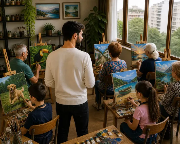 Aula Particular de Pintura Artística e Desenho