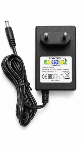 Fonte 24v 1a plug P4 Bivolt