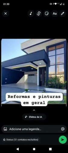 Reforma e pintura em geral   contato What *