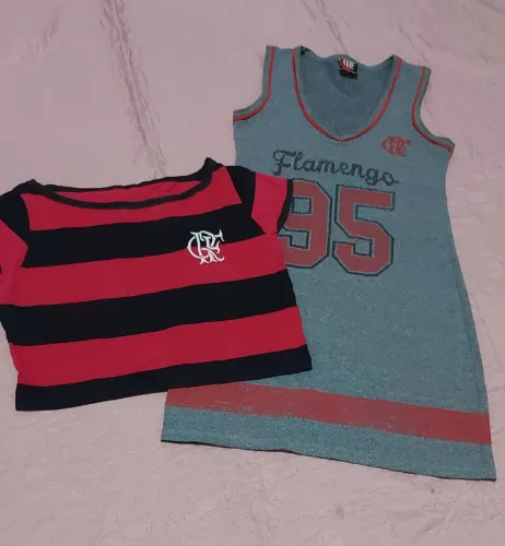 Kit Produtos oficiais feminino do Flamengo - Semi novas