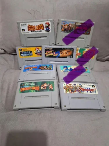 Cartuchos Originais Super famicom Nintendo(cada)