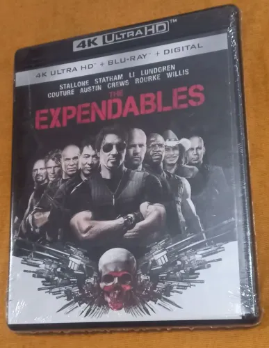 The expendables bluray 4k ultra hd lacrado