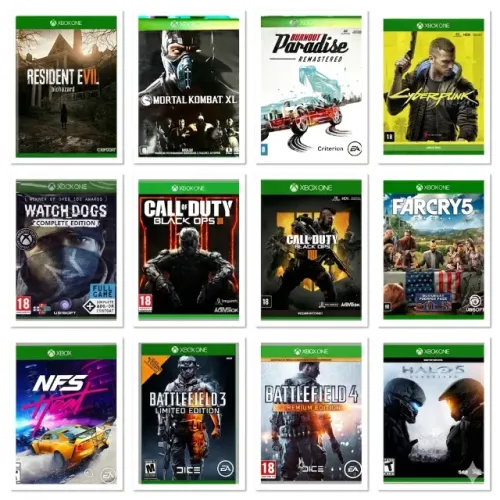 Jogos xbox one físicos semi-novos