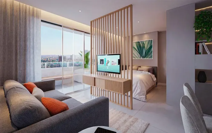 Inovar Residence - Studio com 38m2 - Prox. da praça Batista Campos