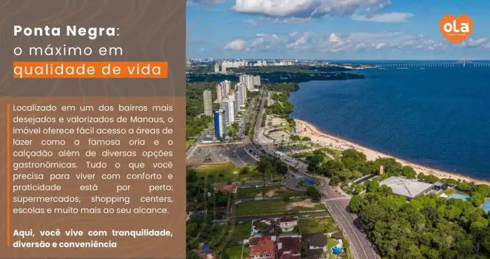 Condomínio Fit Ponta Negra 2 Quartos Proximo à Ponta Negra Iranduba - AM