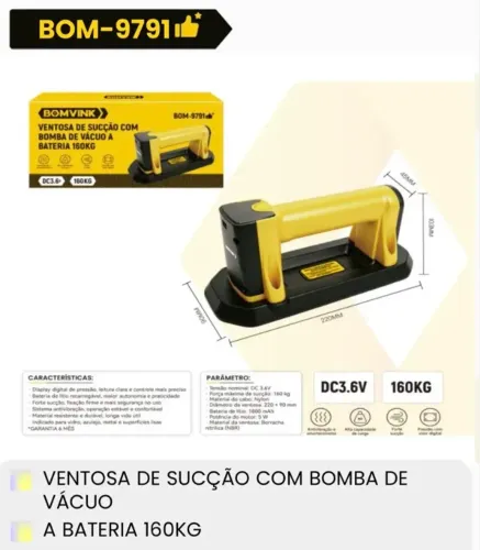 VENTOSA DE SUCÇÃO BOM-9791