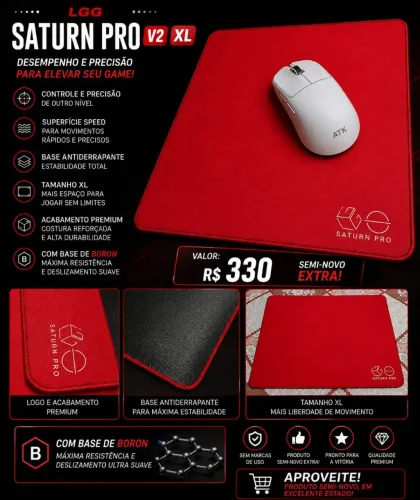 MOUSEPAD LGG Saturn PRO v2 XL
