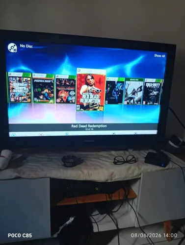 Xbox 360 +HD com jogos