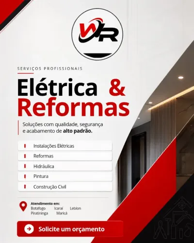 Eletricista e Reformas Residenciais | Atendimento em Niterói, Botafogo, Leblon e Maricá