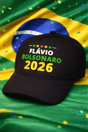 Camisa e Boné de Flávio Bolsonaro 