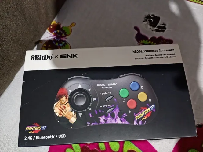 controle neo geo 8btido